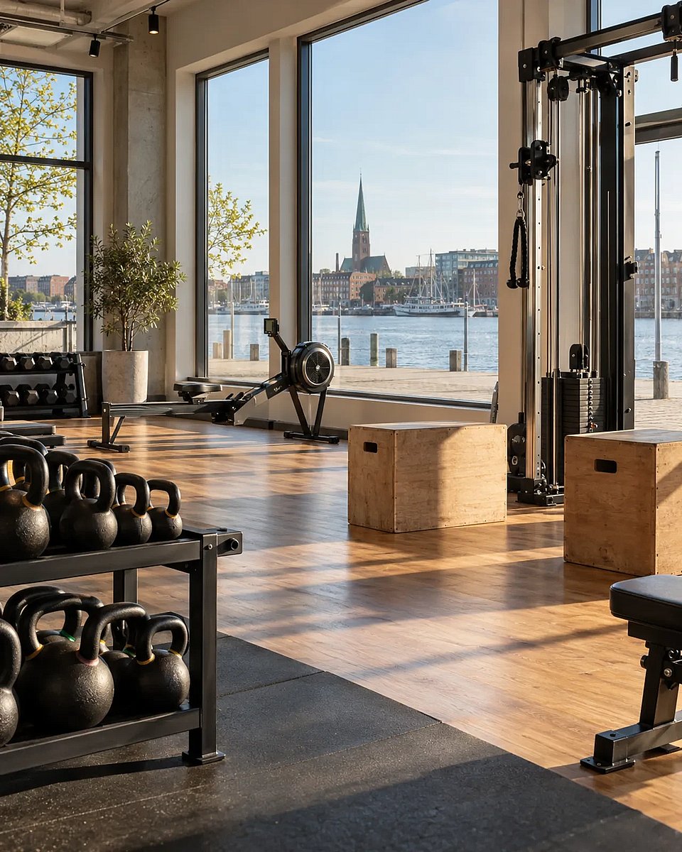 Trainingsraum des Zirkelhaus Kiel mit Geräten für Kraft- und Zirkeltraining